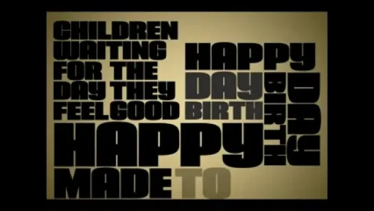 Mad World by Gary Jules—Kinetic Typography