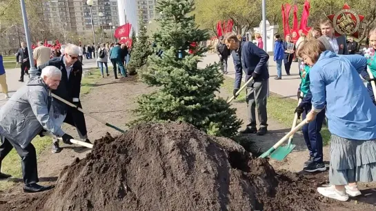 Торжественное открытие Аллеи Бессмертного полка в Тюмени, 03.05.2023