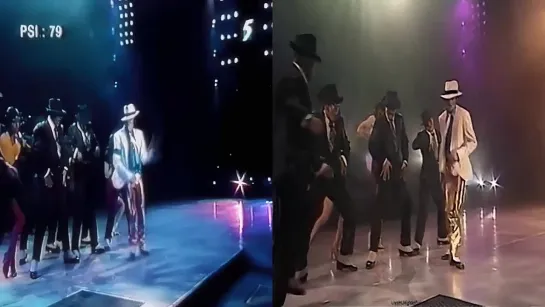 Michael Jackson Smooth Criminal Manila 1996 vs Basel 1997