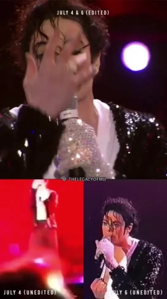 Michael Jackson HIStory World Tour Munich 1997 Billie Jean  Comparison