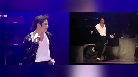 Michael Jackson - Billie Jean Comparison Munich (07-06-1997) VS Basel (07-25-1997)