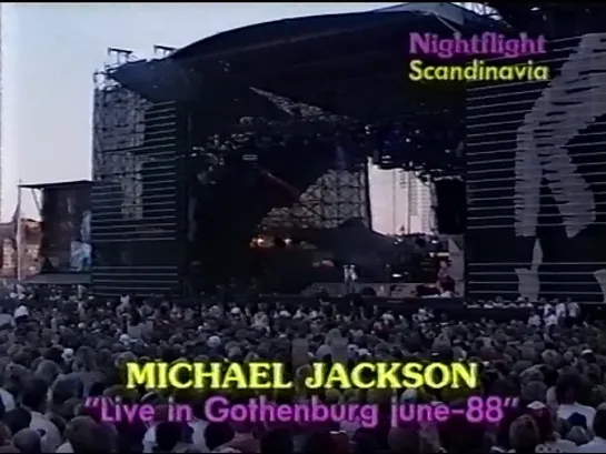 Michael Jackson - Human Nature_Dirty Diana (Live Eriksberg, Göteborg 1988-06-11)