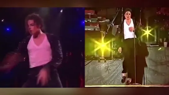 Michael Jackson _ Billie Jean Comparison Bremen (08_08_1992) VS Auckland (11_09_1996)