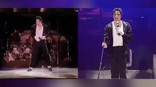 Michael Jackson _ Billie Jean Comparison Copenhagen (07_20_1992) VS Munich (07_06_1997)