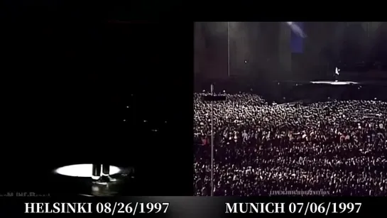 Michael Jackson - Billie Jean Comparison Helsinki (08_26_1997) VS Munich (07_06_1997)