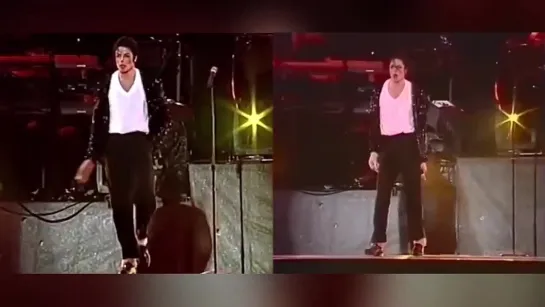 Michael Jackson - Billie Jean Comparison Auckland 1996 (11_09) VS (11_11)