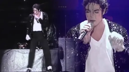 Michael Jackson   Billie Jean Comparison Bucharest 1996 VS Munich 1997