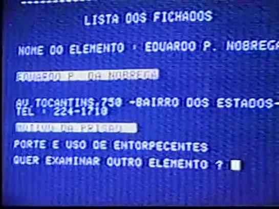 O Desconhecido Homem de Preto (Emir Ribeiro, 1989)