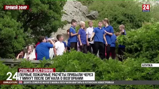 В Алупкинском дворцово-парковом музее-заповеднике произошло возгорание в одном из выставочных залов