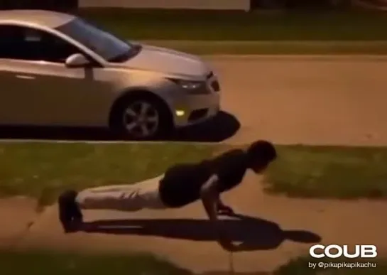 Man Does A Full Frontal Flip From An Incline Plank Position