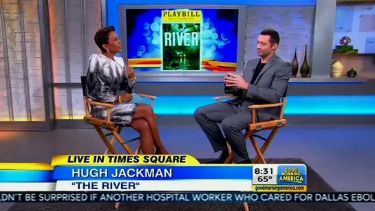 Hugh Jackman on Good Morning America (Oct 14th, 2014)