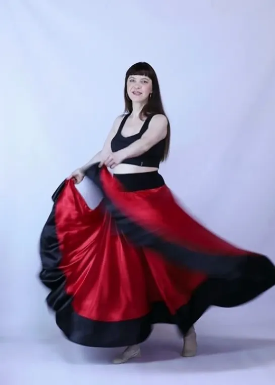 Самая нежная и притягательная атласная юбочка Very sexy long satin skirt HD