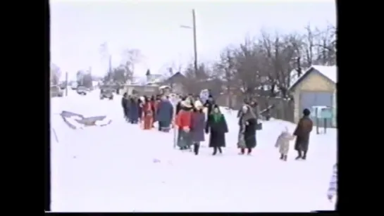 Пляска мужская.  Колядки на Соколе.