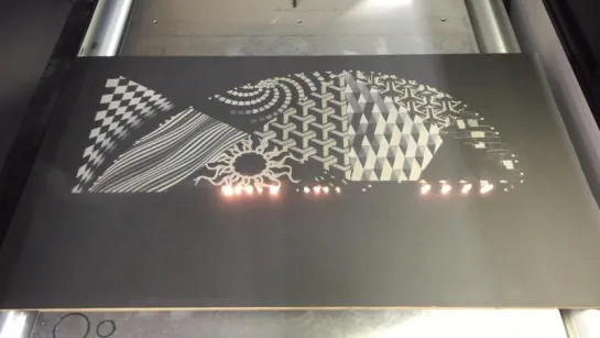 After Sunset-Modern Laser Art