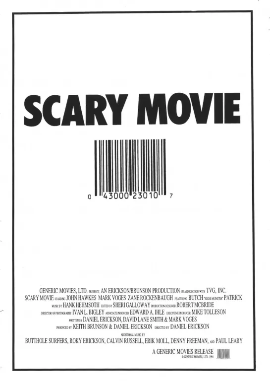 Страшное кино / Scary Movie (1991)