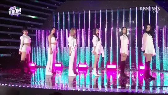 TWICE + RED VELVET special stage @ SBS GAYO DAEJUN