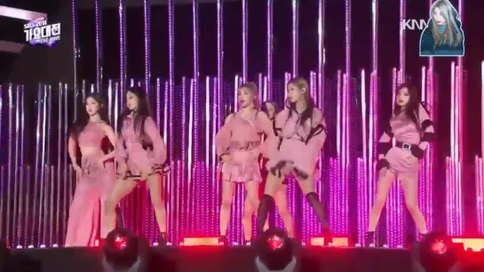 181225 G-idle Performance Latata and Collaboration dance with other idol in SBS GAYO DAEJUN