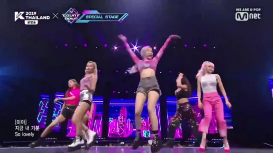 Everglow - Fancy (orig. Twice) @ KCON Thailand x M! Countdown 191017