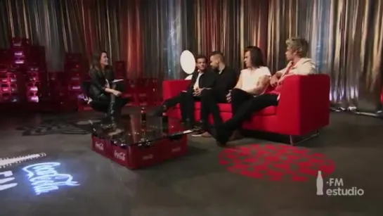 One Direction for Coca-Cola México Interview and Performance ( FM Estudio ) FULL  #VerdaderoAmigo