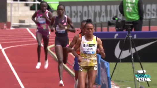 ЛА W 10,000m - 28:54.14 Beatrice Chebet World Record Full Race Pre Classic 2024