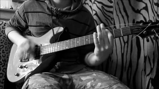 mudvayne happy guitar cover by Skitls