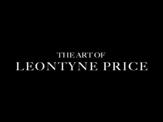 THE ART OF LEONTYNE PRICE