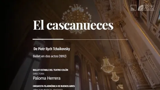 [Ballet Estable del Teatro Colón] El Cascanueces (2020) Macarena Gimenez- Maximiliano Iglesias