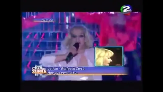 Leticia Brédice es Raffaella Carrá