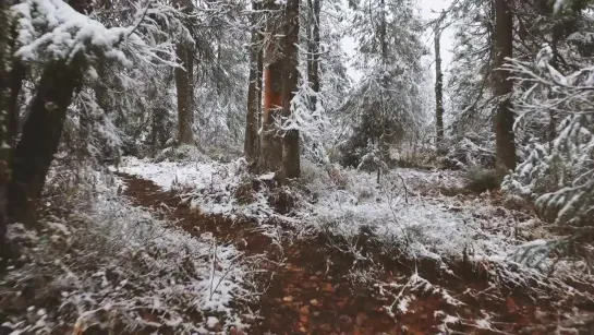 Колчимский камень. Первый снег