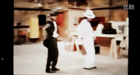 1985 米高積遜Michael Jackson與編舞師Vincent Paterson綵排Smooth Criminal