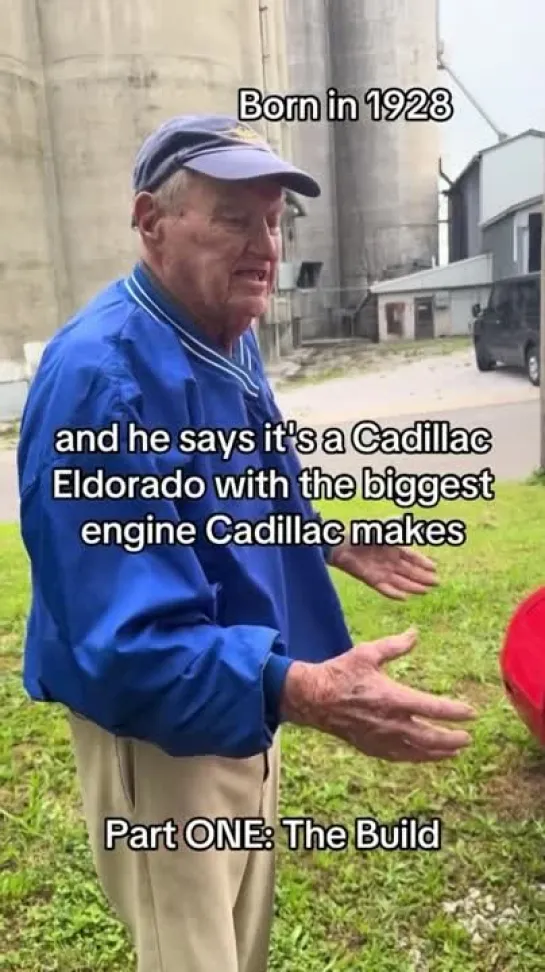 Her 95-year-old grandad explains how he built his fancy red car, love how proud he is of the build, a talented artist! 👏❤️

It’