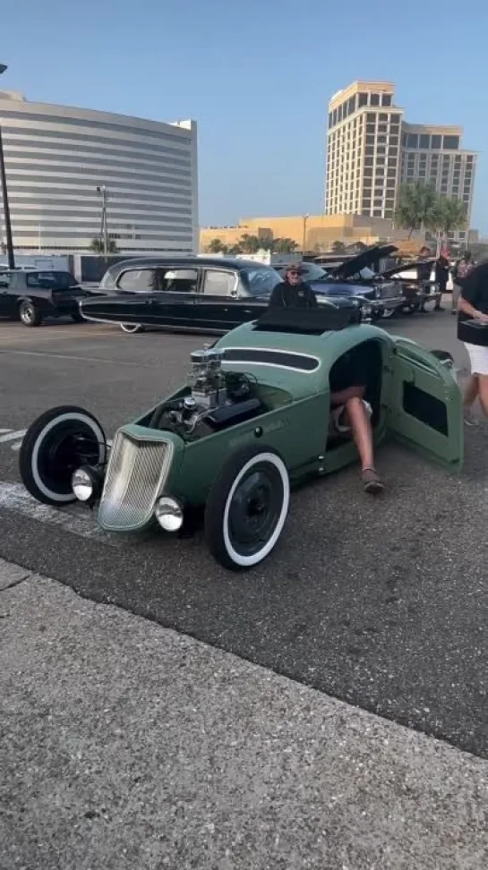 EIGHTBALL ‘33 - miniature 1933 Coupe built by #roncordercustoms #sickcarsandtrucks #hotrod #cruisinthecoast2023