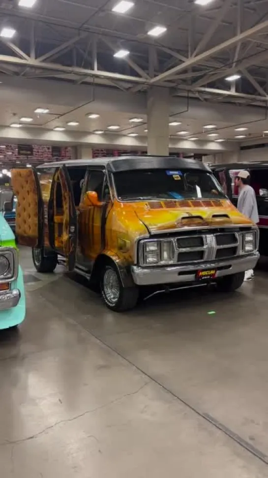 1977 Dodge Tradesman 200 at Mecum Dallas #sickcarsandtrucks #vanlife #mecumauctions