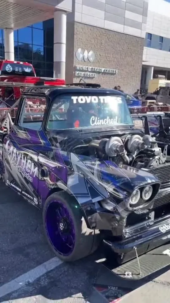 This is Mayhem at @semashow! 😈🔥
@the_divergent_chevy 
#sema #sema22 #chevy #mayhem #reel