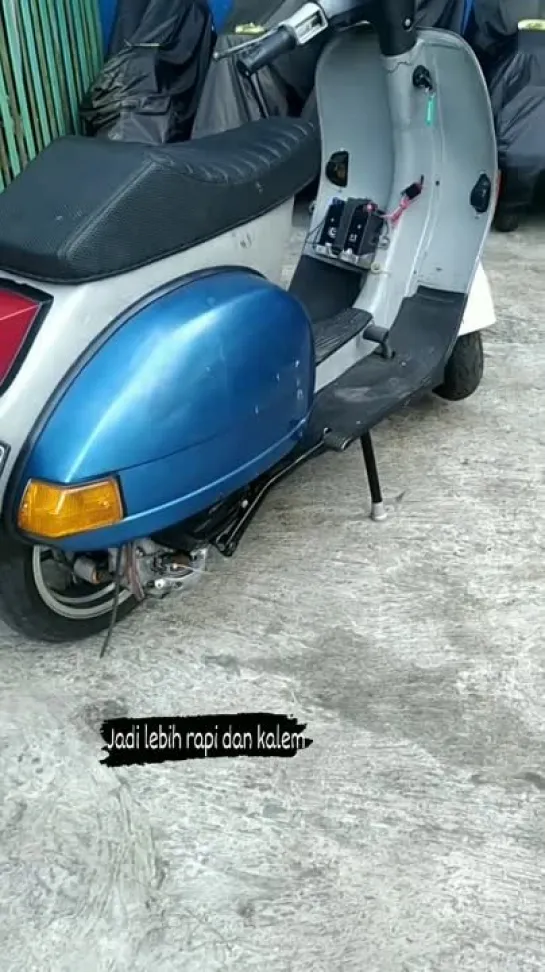 Vespa ninja cylinder 208cc