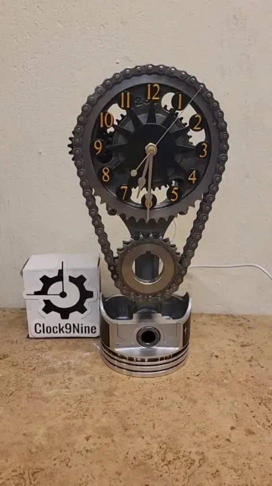 The #chevy small block clock #michigan #handmade #handmademichigan